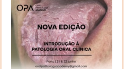 Oral Pathology Academy lança nova edição do curso Introdução à Patologia Oral Clínica